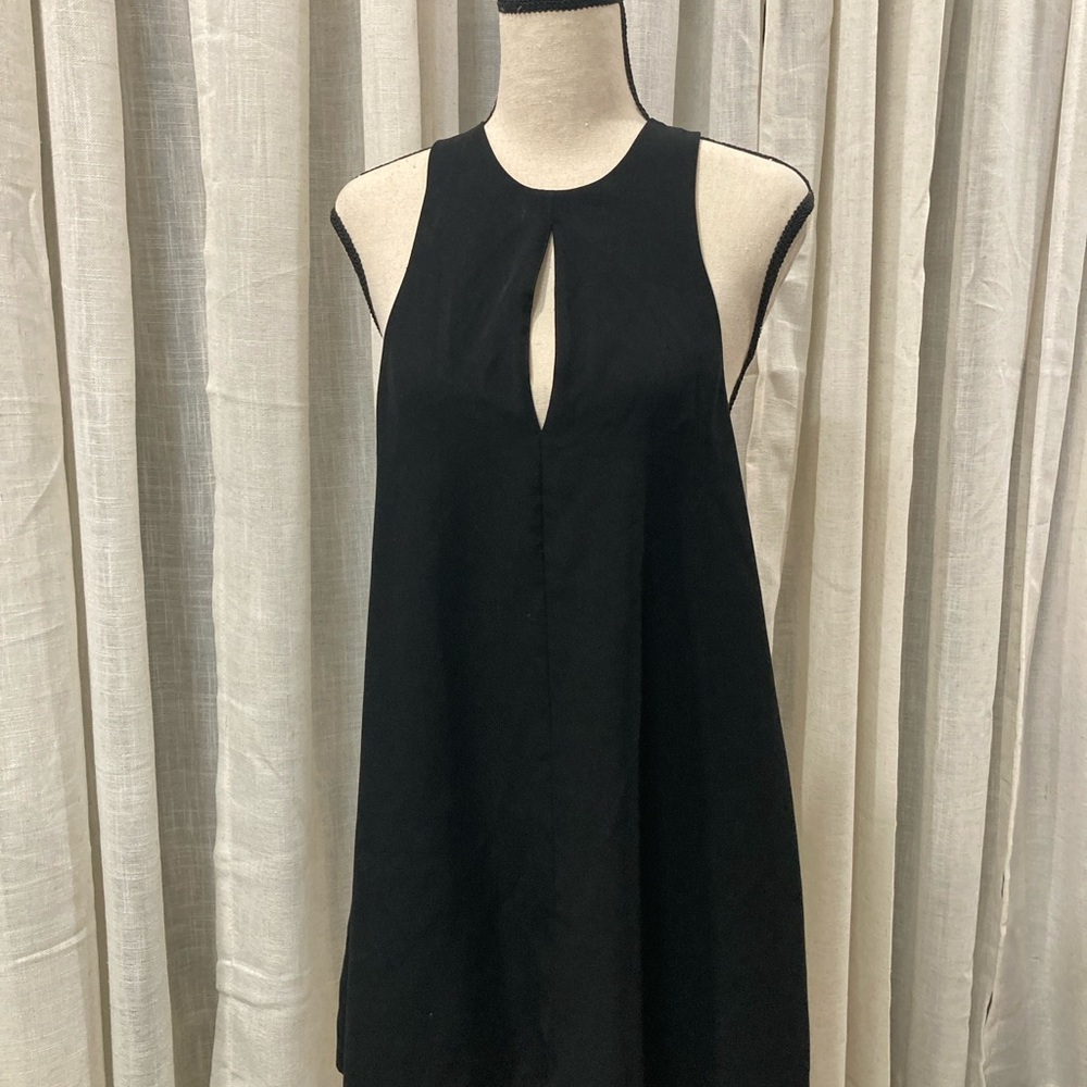 Tobi Black Keyhole Dress